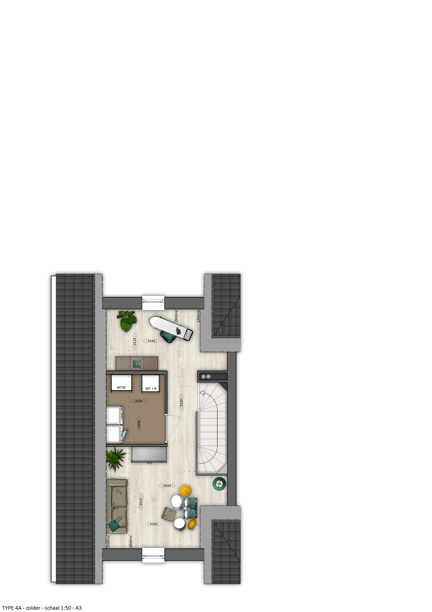 Hoekwoning Blok 4 | BNR.34 plattegrond